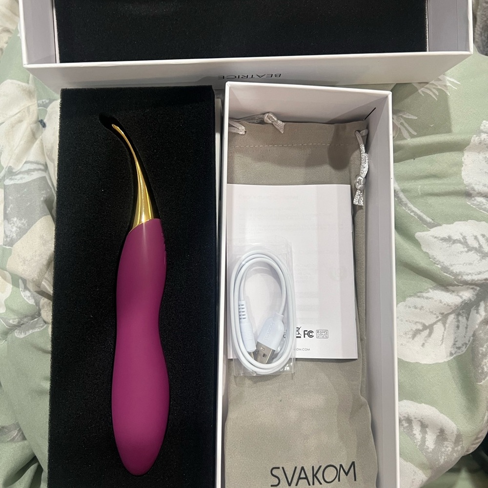 Svakom Purple and Gold Massager